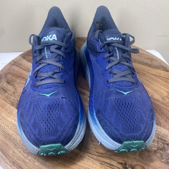 Hoka One One Challenger ATR 7 Bellwether Blue Womens Size 9.5B Running Shoes - Picture 5 of 13